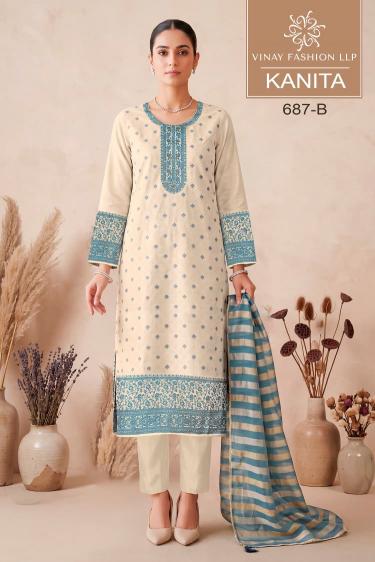 Vinay kuleesh kanita wholesale dress material description